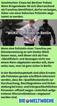 WOKE Polizei in Berlin